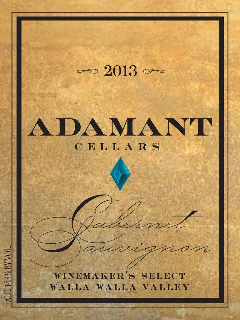 Adamant Cellars Cabernet Sauvignon Bottle Preview