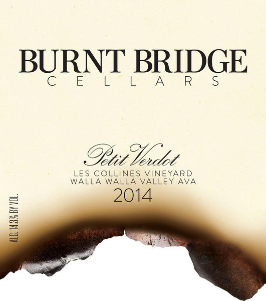Burnt Bridge Cellars Petit Verdot Bottle Preview