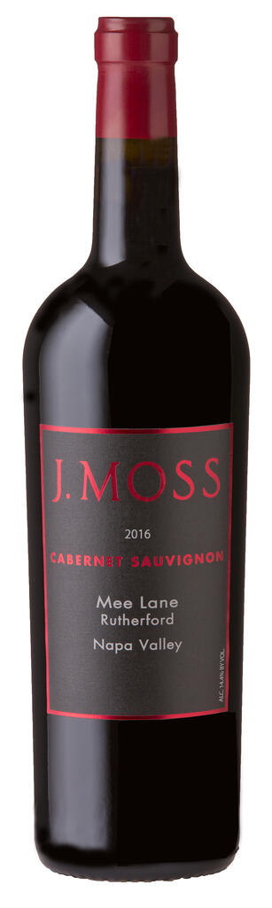 J. Moss 2016 Mee Lane, Rutherford Napa Valley Bottle Preview