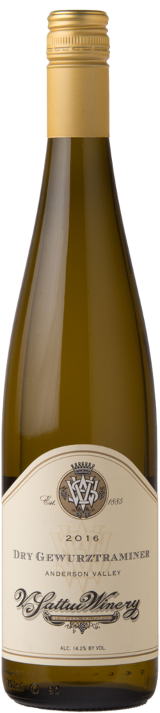 V. Sattui Winery Dry Gewurztraminer Bottle Preview