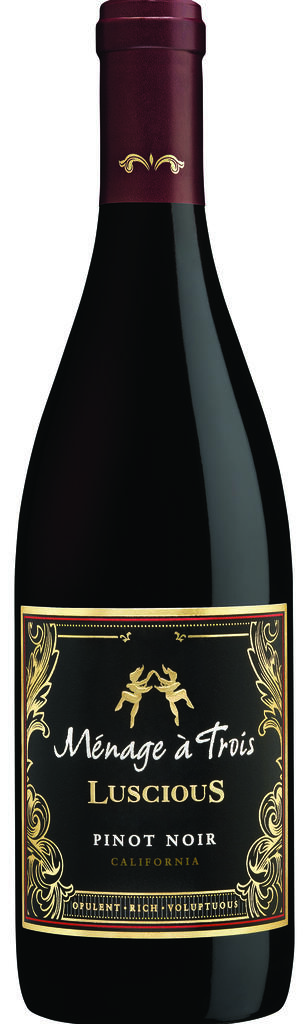 Ménage à Trois Wines Ménage à Trois Luscious Pinot Noir Bottle Preview