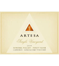 Artesa Winery Sangiacomo Vineyard Pinot Noir Bottle Preview