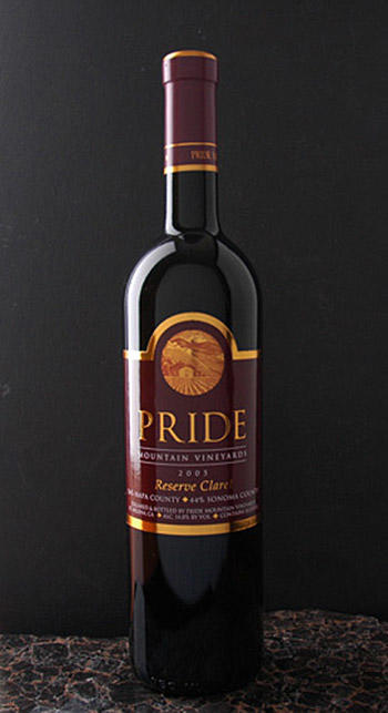 Pride Mountain Vineyards Reserve Claret Bottle Preview