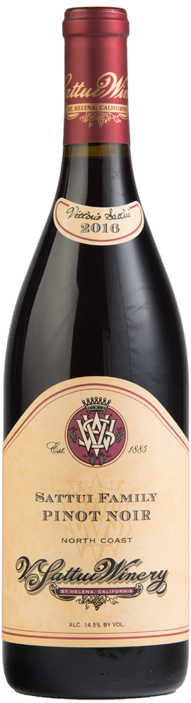 V. Sattui Winery Sattui Family Pinot Noir Bottle Preview