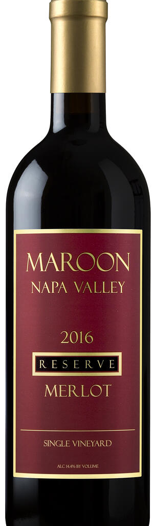 Maroon Wines Reserve Merlot Bottle Preview