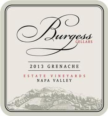Burgess Cellars Grenache Bottle Preview