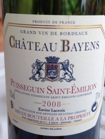 Château Bayens Château Bayens Red Blend Bottle Preview