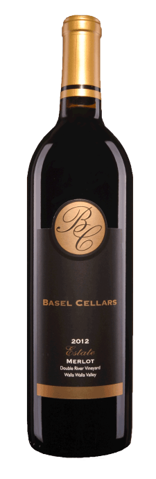 Basel Cellars Estate Winery Double River Vineyard Merlot Bottle Preview