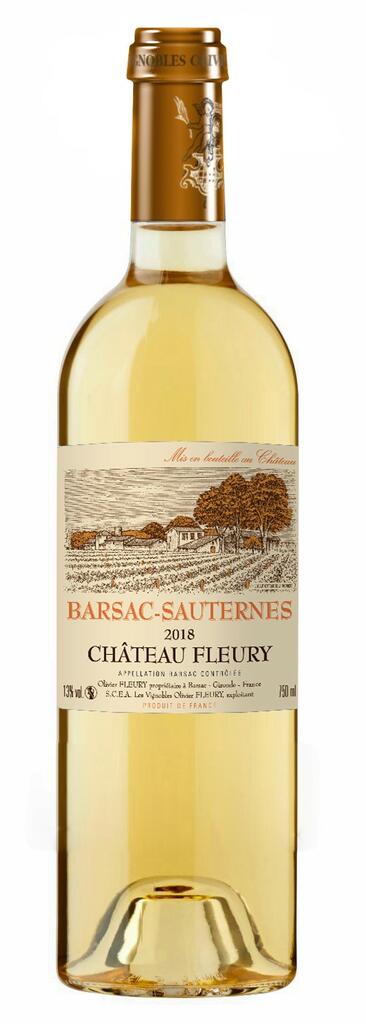 Les Vignobles Olivier Fleury Château Fleury – Sauternes-Barsac Bottle Preview