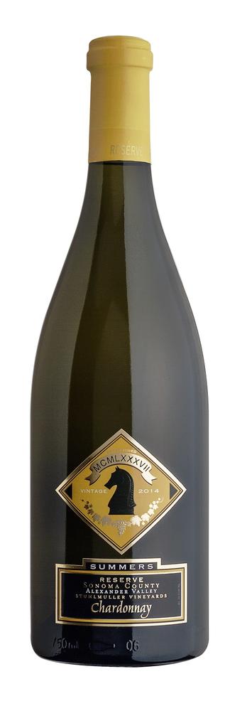 Summers Estate Wines Alexander Valley Reserve Chardonnay Bottle Preview