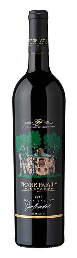 Frank Family Vineyards Napa Valley Zinfandel Bottle Preview