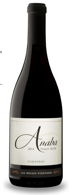 Anaba Wines Pinot Noir, Las Brisas Vineyard Bottle Preview