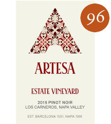 Artesa Winery Estate Vineyard Pinot Noir Bottle Preview