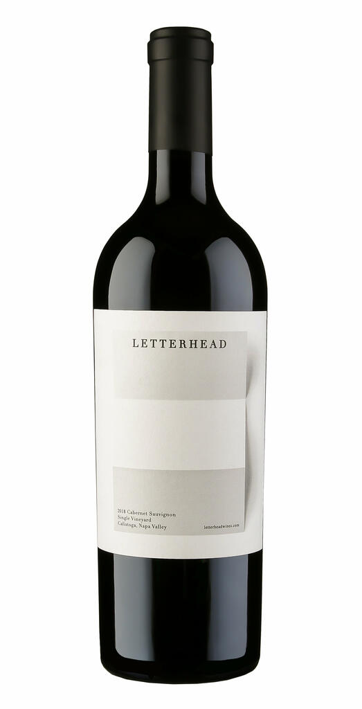 Letterhead Wines Letterhead Cabernet Sauvignon Napa Valley Calistoga AVA Single Vineyard Bottle Preview