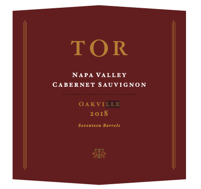 TOR Wines Cabernet Sauvignon Oakville Bottle Preview