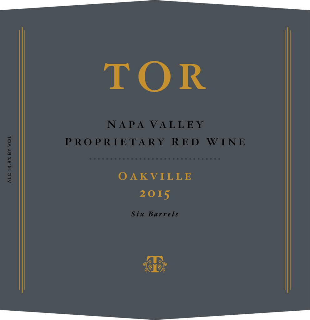 TOR Wines Oakville Proprietary Red Bottle Preview