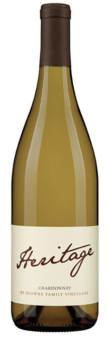Browne Family Vineyards Heritage Chardonnay Bottle Preview