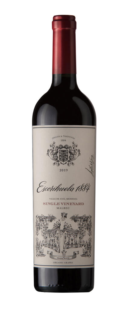 Escorihuela Gascón Escorihuela 1884 Single Vineyard - Organic Grapes Malbec Bottle Preview