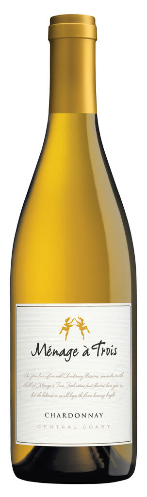 Ménage à Trois Wines Ménage à Trois Chardonnay Bottle Preview