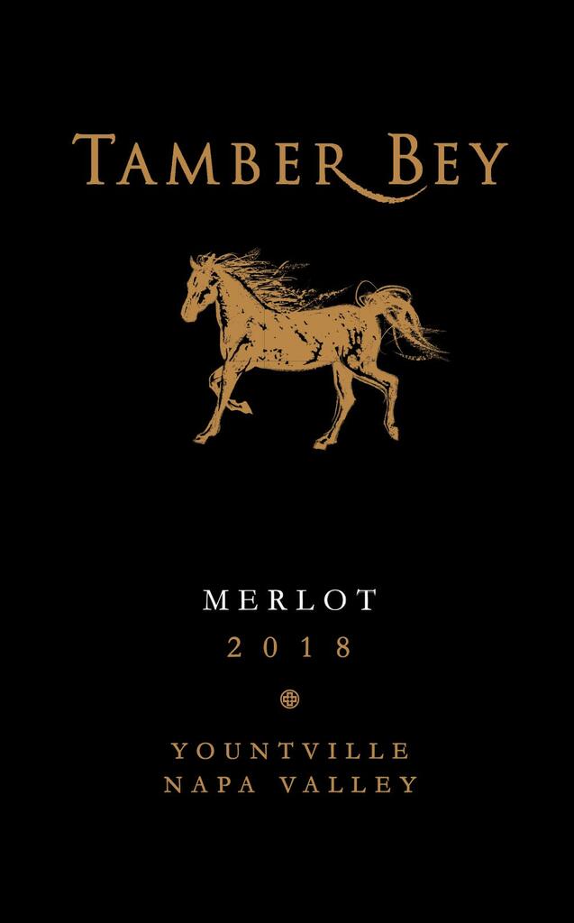 Tamber Bey Vineyards Deux Chevaux Vineyard Merlot Bottle Preview