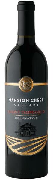 Mansion Creek Cellars Reserve Tempranillo Bottle Preview