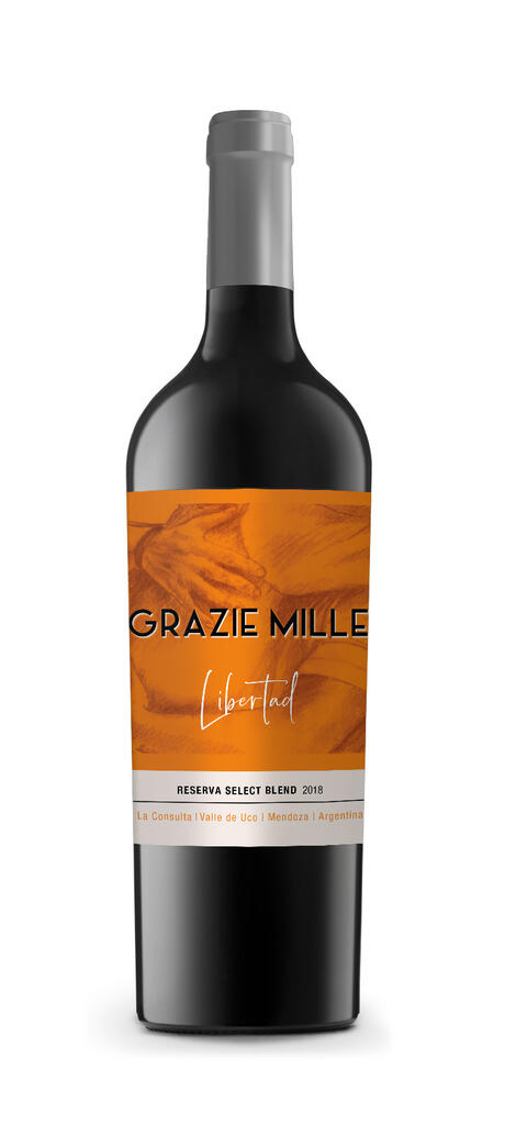 Grazie Mille - Design Wines Linea Libertad - Reserva Select Blend Bottle Preview