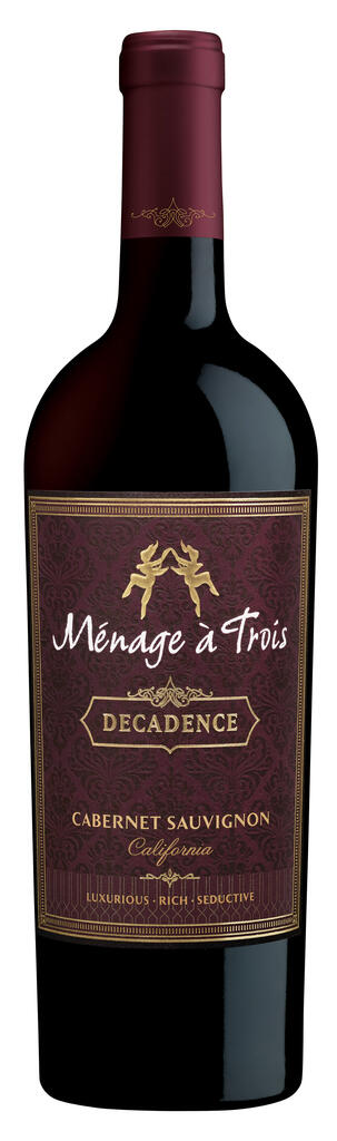 Ménage à Trois Wines Ménage à Trois Decadence Cabernet Sauvignon Bottle Preview