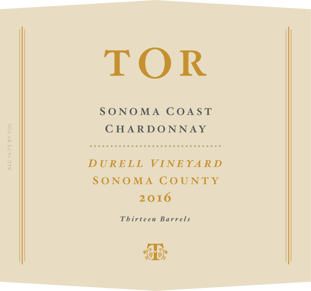 TOR Wines Durrel Vineyard Chardonnay Bottle Preview