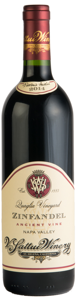 V. Sattui Winery Quaglia Zinfandel Bottle Preview