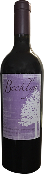 Becklyn Cellars Missouri Hopper Vineyard Cabernet Sauvignon Bottle Preview