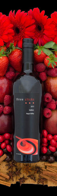 Three Clicks Wines Malbec Bottle Preview