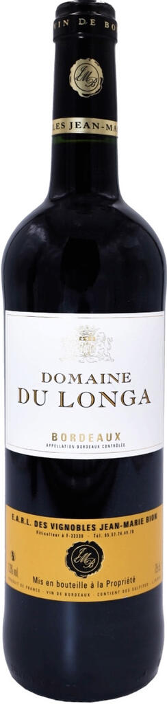 Domaine du Longa Domaine du Longa Bordeaux Rouge Bottle Preview