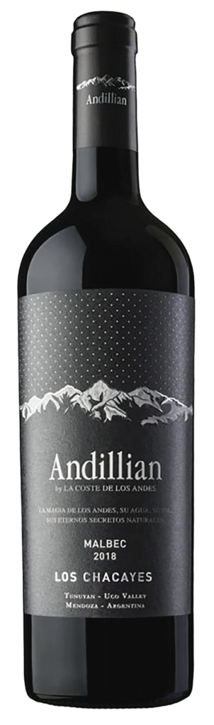 La Coste de Los Andes Andillian Malbec Los Chacayes Bottle Preview