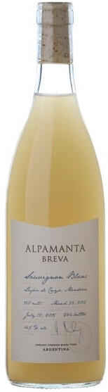 Alpamanta Estate Breva Sauvignon Blanc Bottle Preview