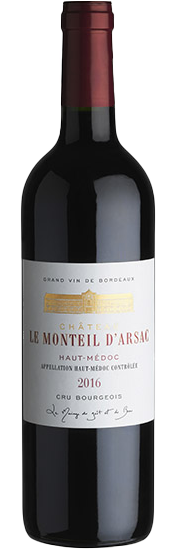Château Le Monteil d'Arsac Le Monteil d'Arsac Bottle Preview