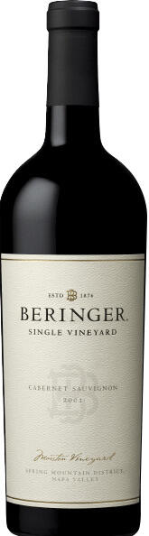 Beringer Vineyards Beringer Marston Vineyard Cabernet Sauvignon Napa Valley Bottle Preview