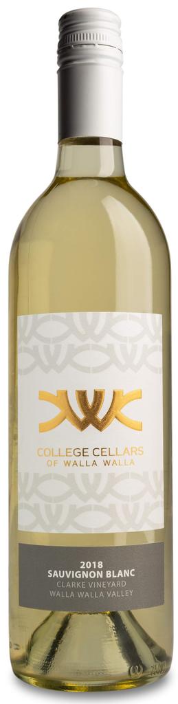 College Cellars of Walla Walla Sauvignon Blanc Bottle Preview