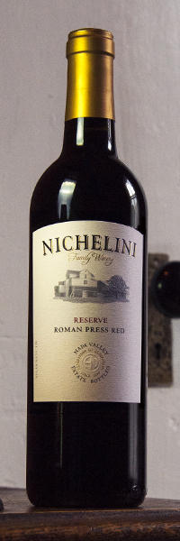Nichelini Family Winery Roman Press Red Bottle Preview