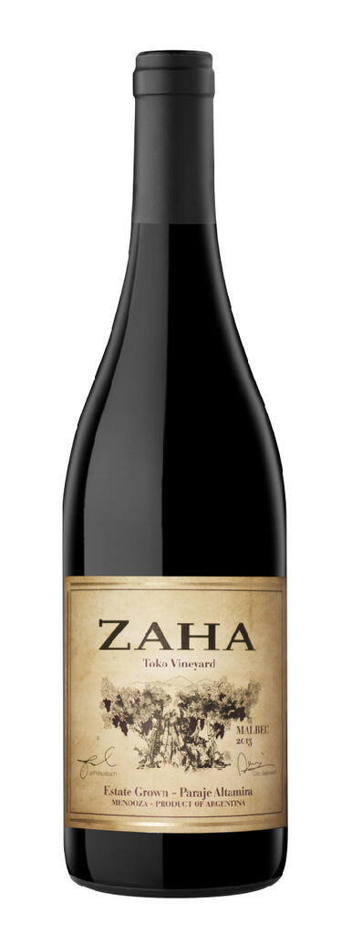 Bodega Teho Zaha Malbec Bottle Preview