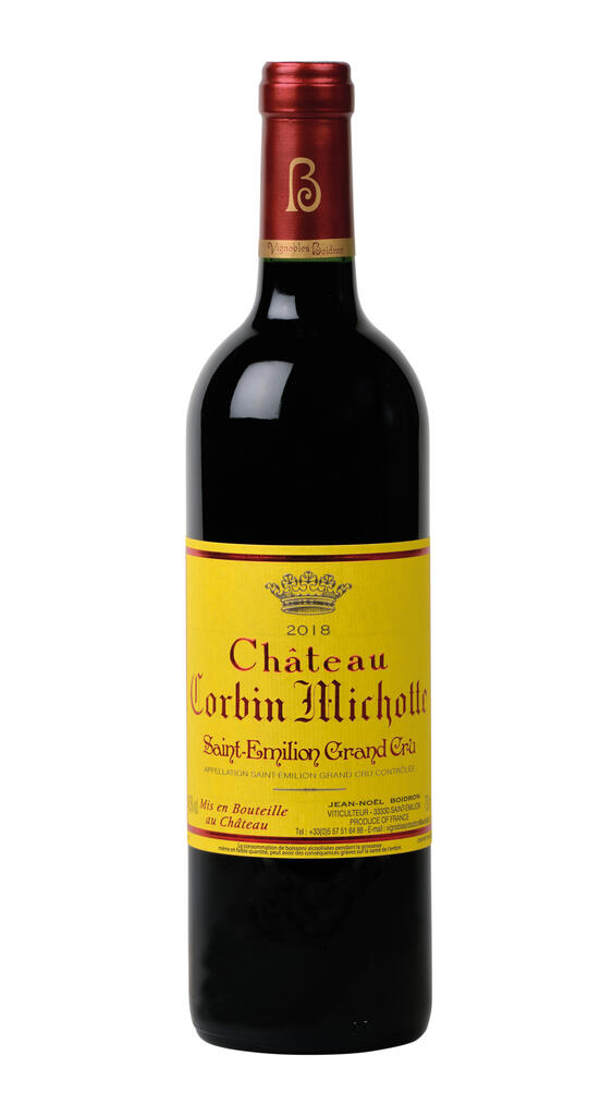 Château Corbin Michotte Château Corbin-Michotte Saint-Émilion Grand Cru Bottle Preview
