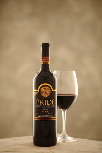 Pride Mountain Vineyards Vintner Select Merlot Bottle Preview