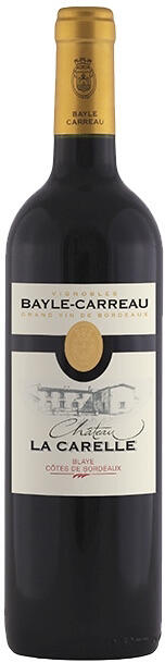 Château La Carelle Château La Carelle Blaye Côtes de Bordeaux Bottle Preview