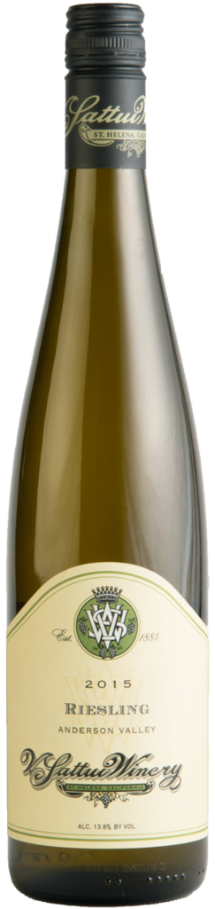 V. Sattui Winery Anderson Valley Riesling Bottle Preview