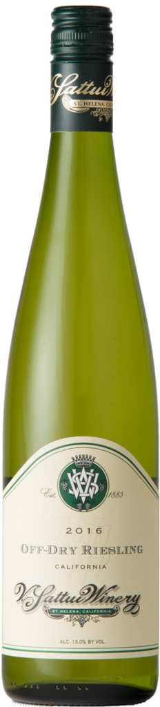 V. Sattui Winery Off-Dry Riesling Bottle Preview