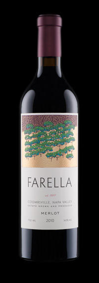 Farella Vineyard Estate Merlot Bottle Preview