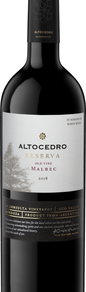 Altocedro RESERVE OLD VINE MALBEC Bottle Preview