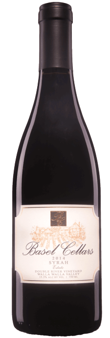 Basel Cellars Estate Winery Syrah Bottle Preview