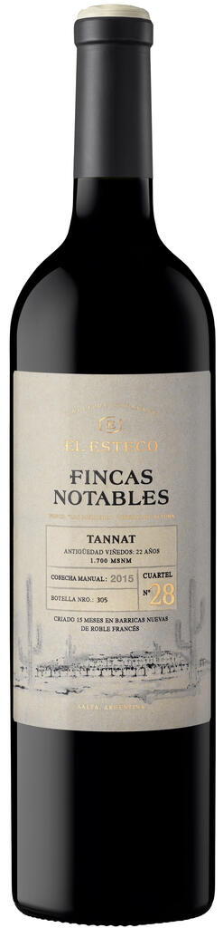 El Esteco Fincas Notables Tannat Bottle Preview