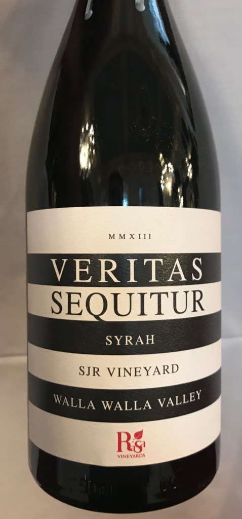 Rasa Vineyards Veritas Sequitur Bottle Preview