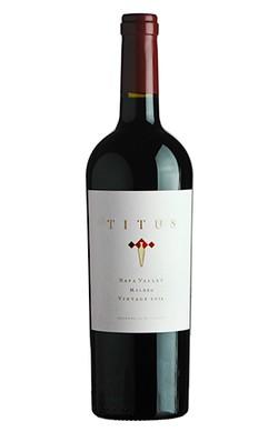 Titus Vineyards Malbec Bottle Preview
